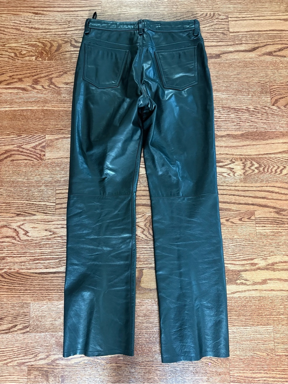 Banana republic 100% leather pants - Picture 2 of 3